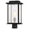 Nuvo Sullivan Outdoor Post Lantern 1 Light Matte Black Finish 60/7378 - alternate 1